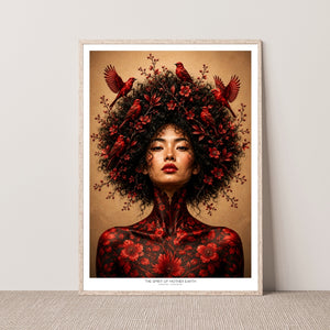 Kunstplakat - The spirit of mother earth