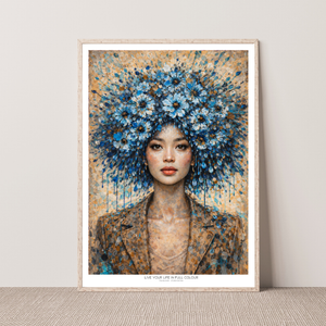 Kunstplakat - Live life in full colour