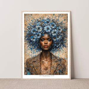 Kunstplakat - Live life in full colour