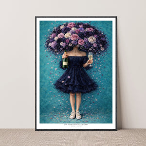 Kunstplakat - Live life in full bloom