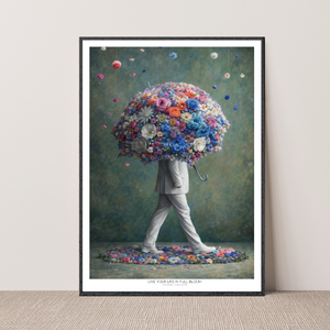 Kunstplakat - Live life in full bloom