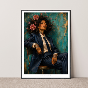 Kunstplakat - A Day at the Office
