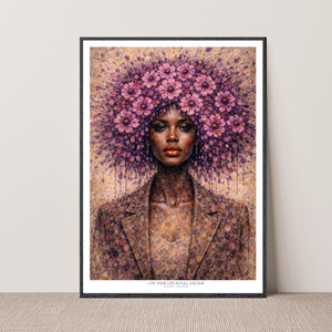Kunstplakat - Live life in full colour