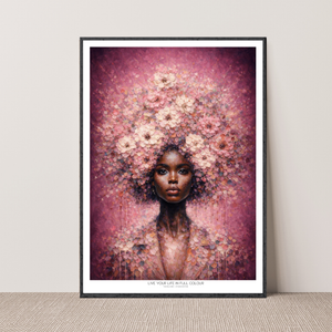 Kunstplakat - Live life in full colour