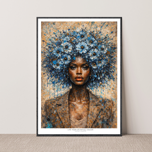 Kunstplakat - Live life in full colour