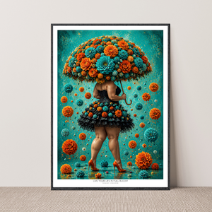 Kunstplakat - Live life in full bloom