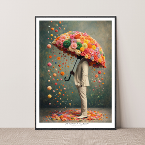 Kunstplakat - Live life in full bloom