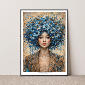 Kunstplakat - Live life in full colour