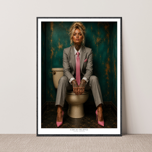 Kunstplakat - A Day at the Office