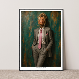 Kunstplakat - A Day at the Office