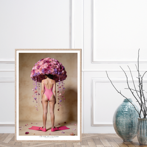 Kunstplakat - Live life in full bloom