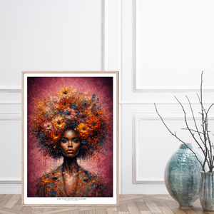 Kunstplakat - Live life in full colour
