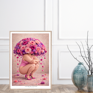 Kunstplakat - Live life in full bloom