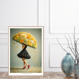 Kunstplakat - Live life in full bloom