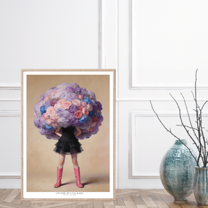 Kunstplakat - Live life in full bloom