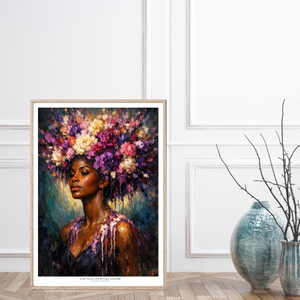 Kunstplakat - Live life in full colour