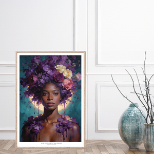 Kunstplakat - Live life in full colour