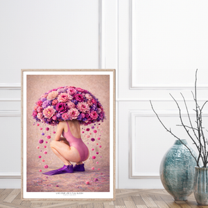 Kunstplakat - Live life in full bloom