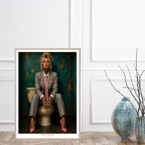 Kunstplakat - A Day at the Office