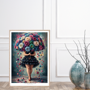 Kunstplakat - Live life in full bloom