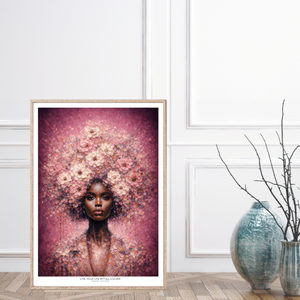 Kunstplakat - Live life in full colour