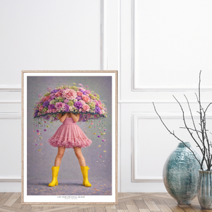 Kunstplakat - Live life in full bloom