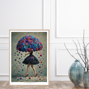 Kunstplakat - Live life in full bloom