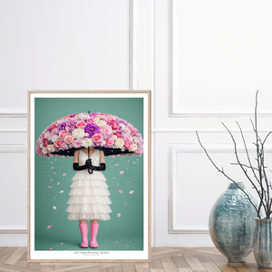 Kunstplakat - Live life in full bloom