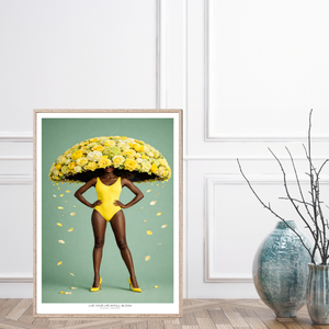 Kunstplakat - Live life in full bloom