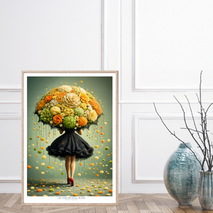 Kunstplakat - Live life in full bloom
