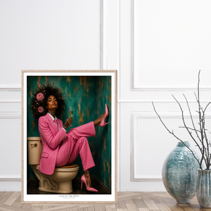 Kunstplakat - A Day at the Office