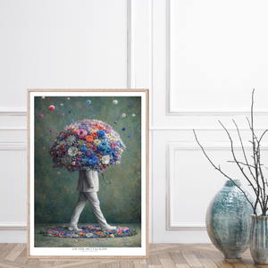 Kunstplakat - Live life in full bloom