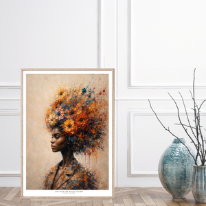 Kunstplakat - Live life in full colour