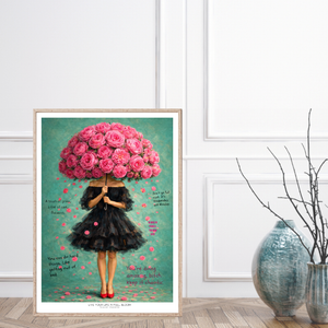 Kunstplakat - Live life in full bloom