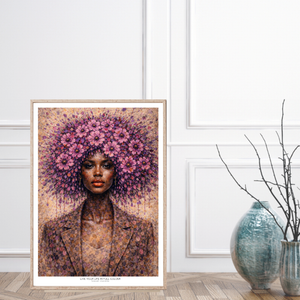 Kunstplakat - Live life in full colour