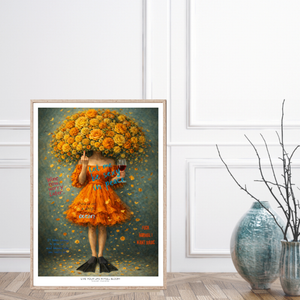 Kunstplakat - Live life in full bloom