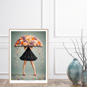Kunstplakat -  Live life in full bloom