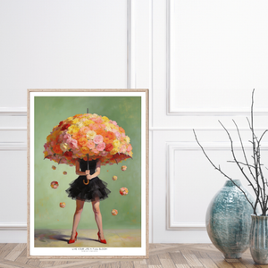 Kunstplakat - Live life in full bloom