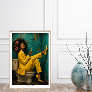 Kunstplakat - A Day at the Office