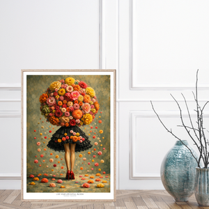 Kunstplakat - Live life in full bloom