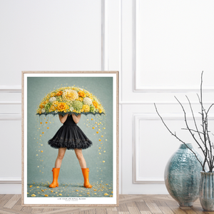 Kunstplakat - Live life in full bloom