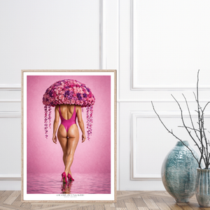Kunstplakat - Live life in full bloom