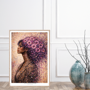 Kunstplakat - Live life in full colour
