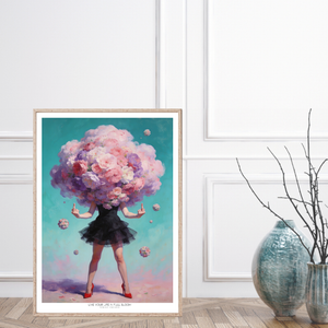 Kunstplakat - Live life in full bloom