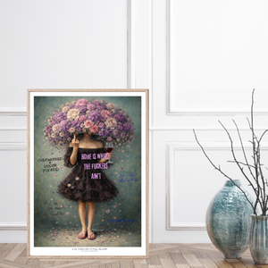 Kunstplakat - Live life in full bloom