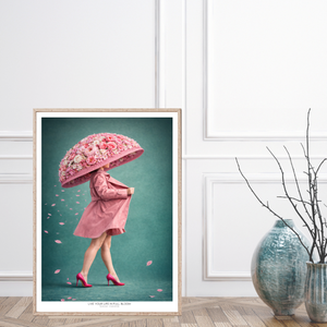 Kunstplakat - Live life in full bloom