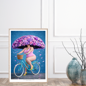 Kunstplakat - Live life in full bloom