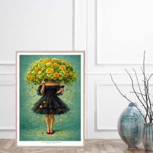 Kunstplakat - Live life in full bloom