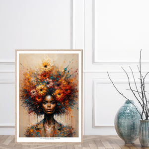 Kunstplakat - Live life in full colour