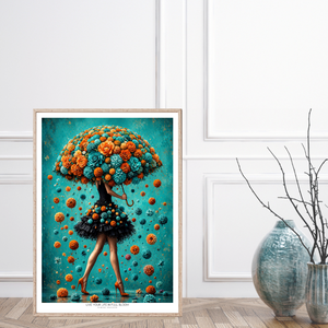 Kunstplakat - Live life in full bloom